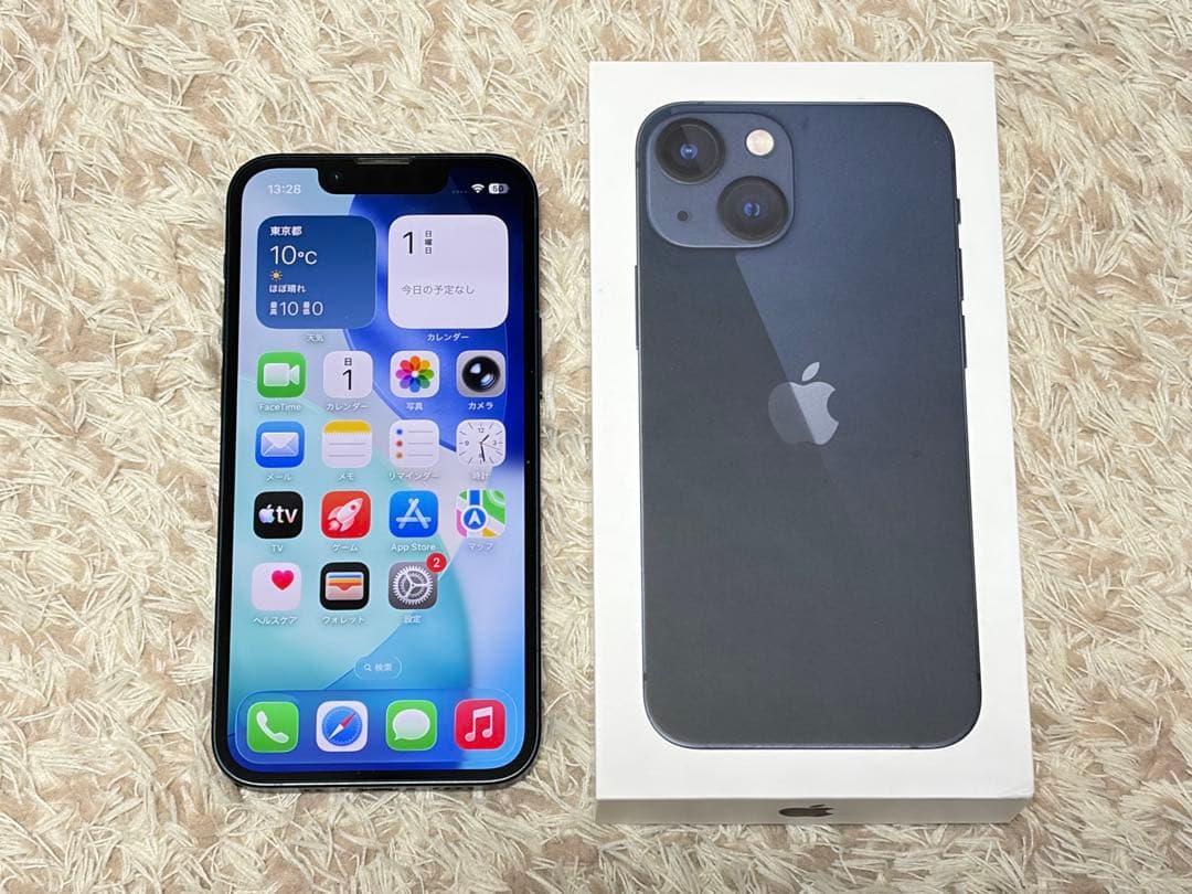 Apple iPhone 13 mini ミッドナイト SIMフリー ジャンク iPhone13 mini 128GB Apple版SIMフリー ミッドナイト ジャンク品 中古