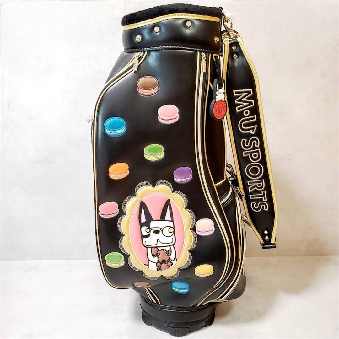 美品 MU SPORTS ミエコ ウエサコ ゴルフ キャディバッグ クラブバッグ