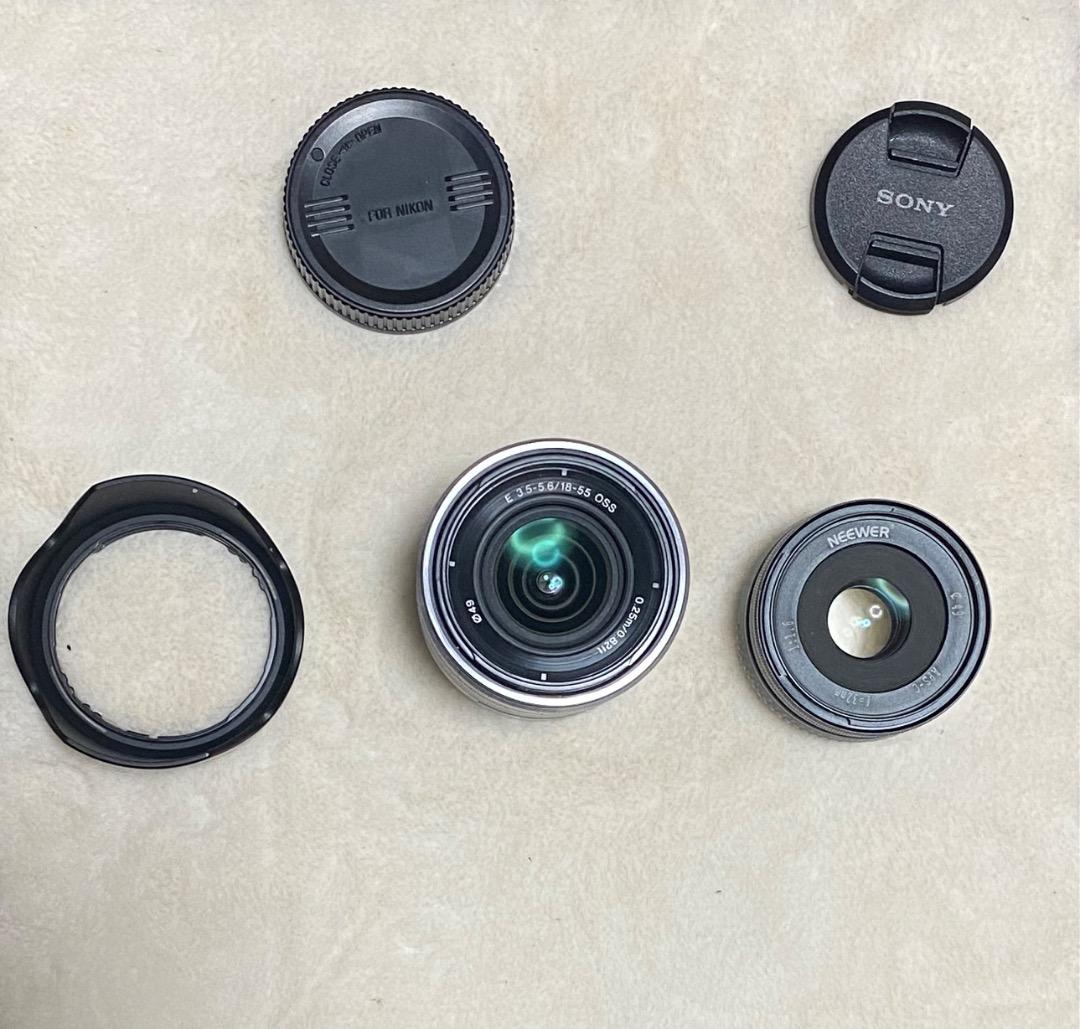 超美品】SONY NEX-3 ズームレンズ MFレンズキット ブラック