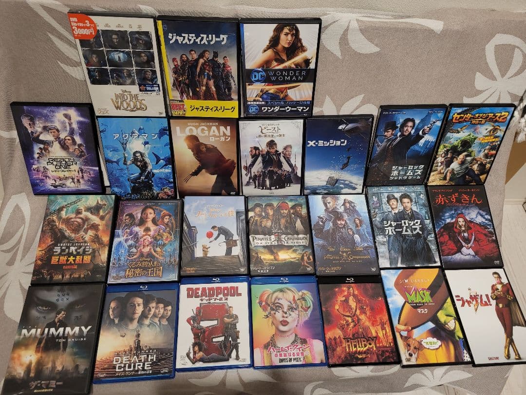 洋画DVDコレクション まとめ売り Blu-ray DVD 混合