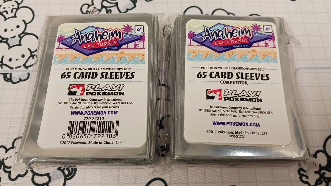 WCS アナハイム 2種セット デッキシールド ポケモンカード スリーブ