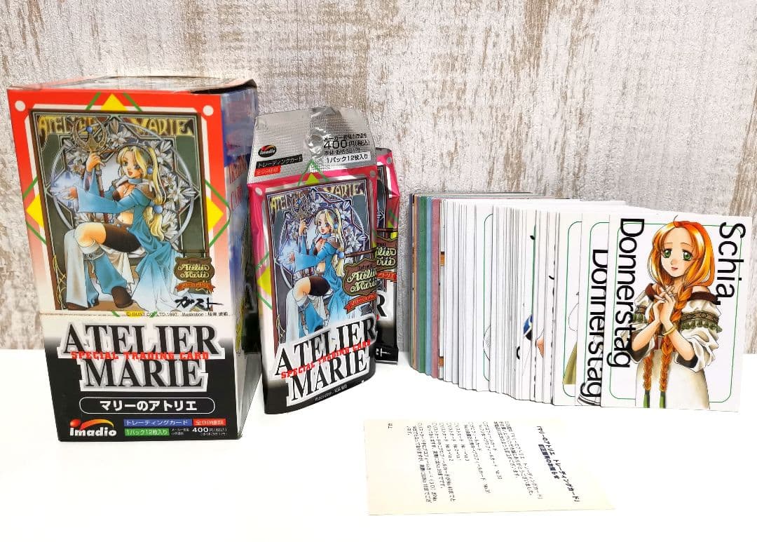 マリーのアトリエ トレーディングカード セミコンプ 90種類 イマジニア 希少 ノーマルカードのみ】マリーのアトリエ トレーディングカード - メルカリ