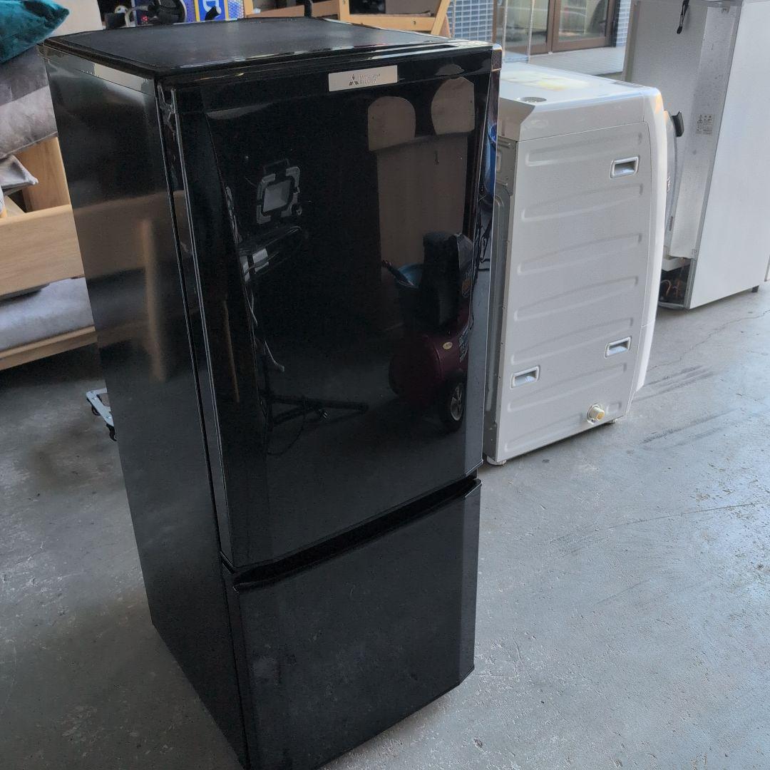 送料込み★三菱 146L 冷蔵庫2017年 【MR-P15A-B】 MR-P15A-B 冷蔵庫 サファイアブラック [146L /2ドア /右開きタイプ