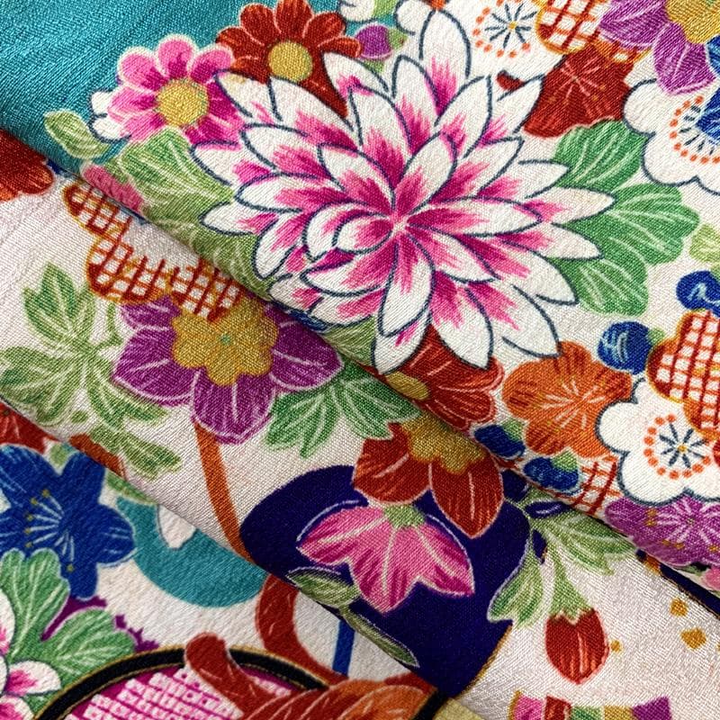 601aj64□ジュニア着物 アンティーク ハーフ成人式 卒業式 十三参り