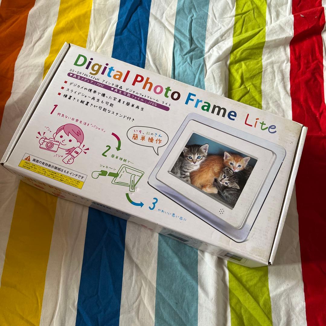 新品未使用 デジタルフォトフレーム 白 インテリア 写真立て - メルカリ