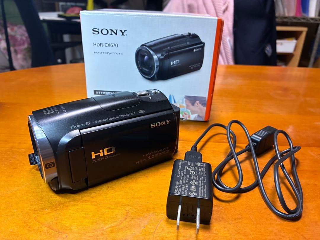 Sony HDR-CX670 ビデオカメラ 9.2MP
