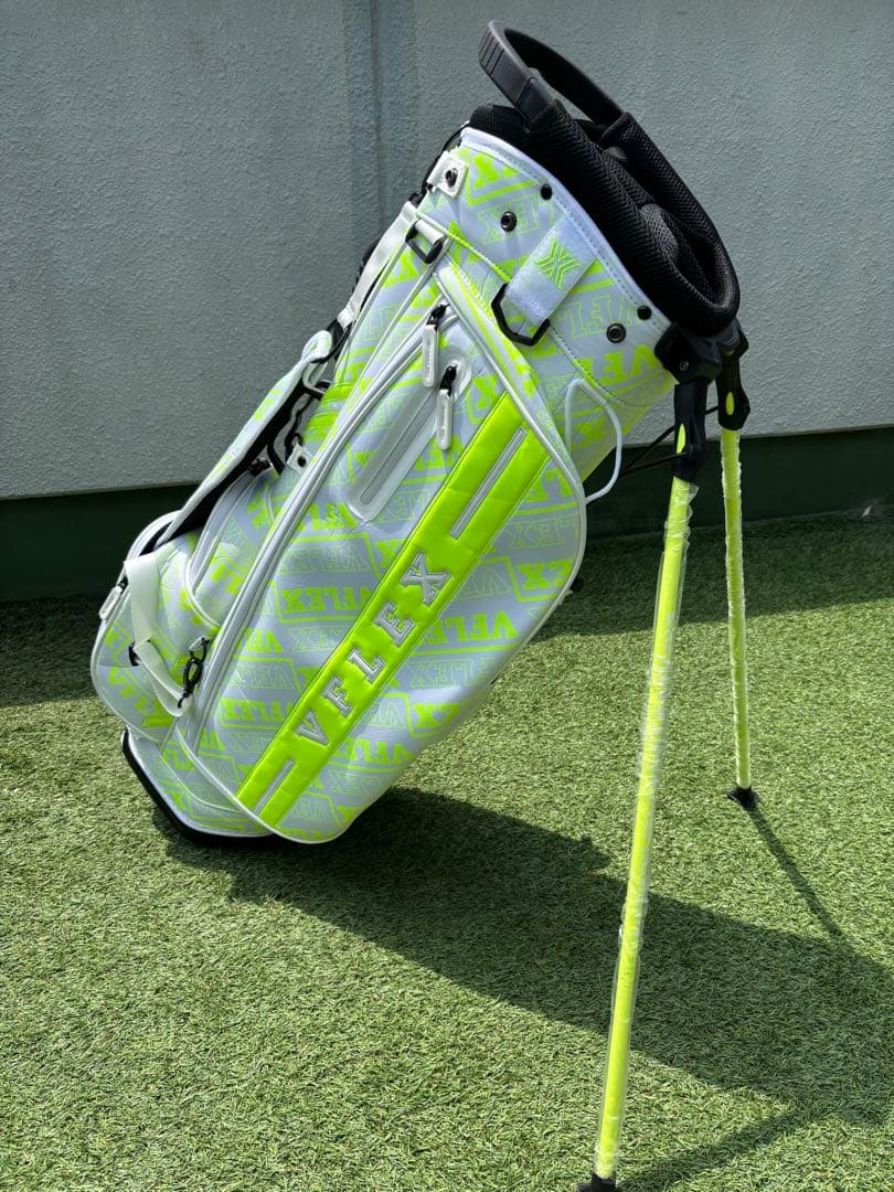 Vフレックス スタンド キャディバッグ ゴルフバッグ 新品 ホワイト