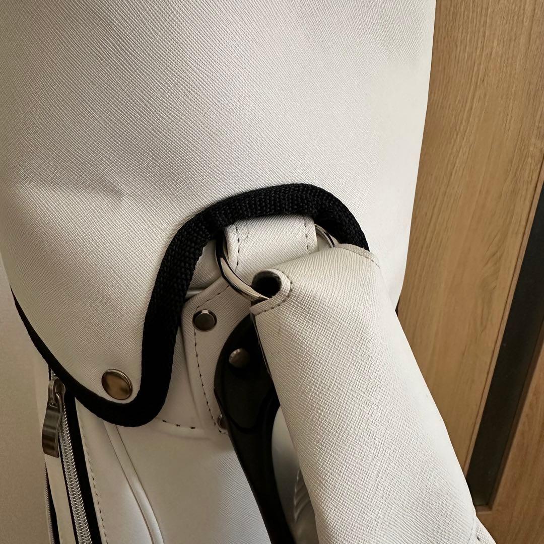 美品 千葉カントリークラブ キャディバッグ 8.5型 ホワイト - メルカリ