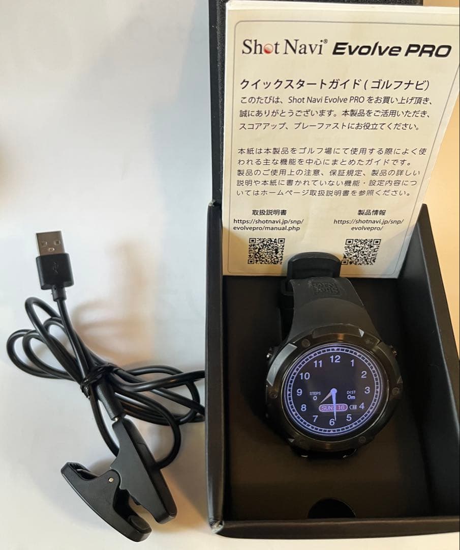 ShotNavi Evolve PRO ショットナビ Amazon | ShotNavi Evolve PRO(ショットナビ) ブラック 大画面カラー
