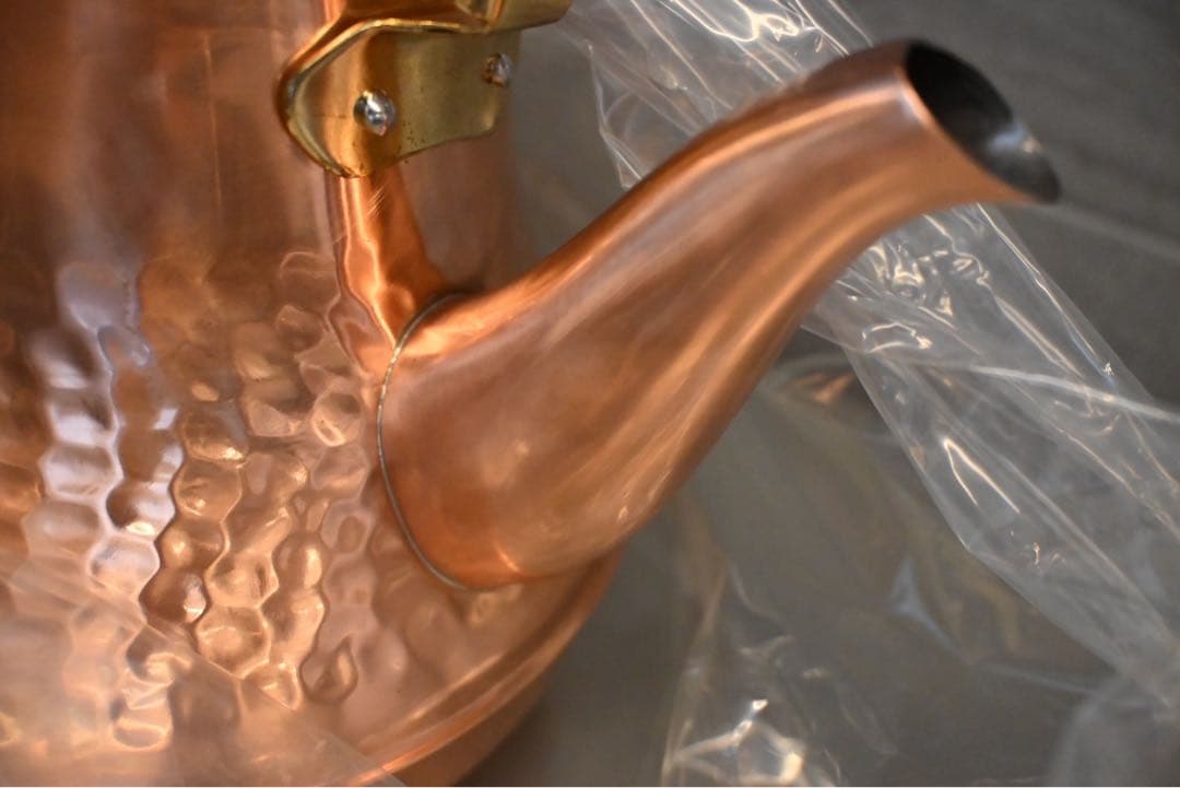 【オリーブ】タケコシ　銅製やかん 2.5L 純銅クラッシーケトル