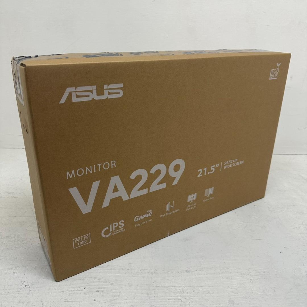 ★未開封品 ASUS モニター VA229HR 21.5インチ FHD ASUS VA229HR Eye Careモニター – 21.5型, フルHD, IPS, 75Hz, ブルー