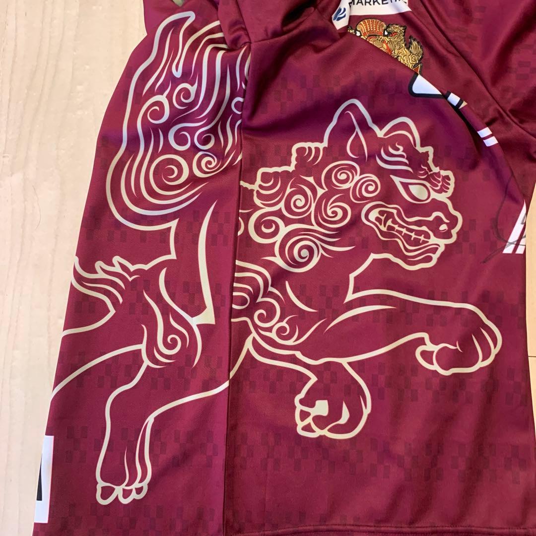 わ*ち様 fc琉球 2019 J2昇格時1st ユニフォーム 小野伸二サイン入ユ