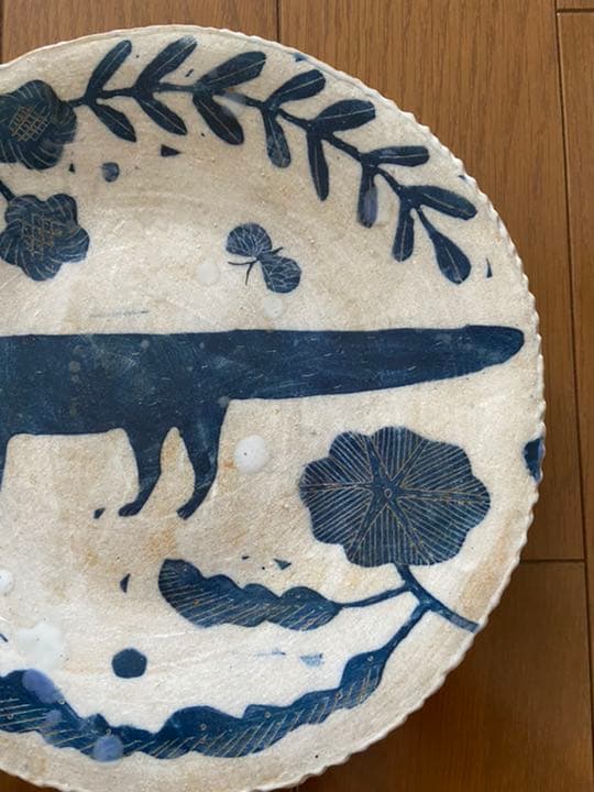 makoto kagoshima 鹿児島睦 ハンドメイド 丸皿 器 きつね - メルカリ
