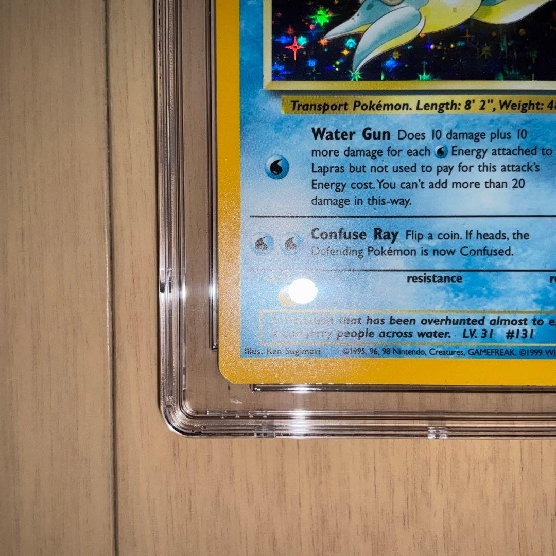CGC9】ポケモンカード ラプラス 旧裏 英語版 - メルカリ