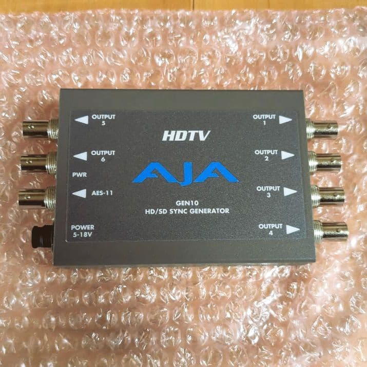 【未使用】放送・業務用/AJA/GBM10 HD/SDシンクジェネレーター AJA Video Systems GEN10 HD/SDシンクジェネレータ - 業務用撮影・映像