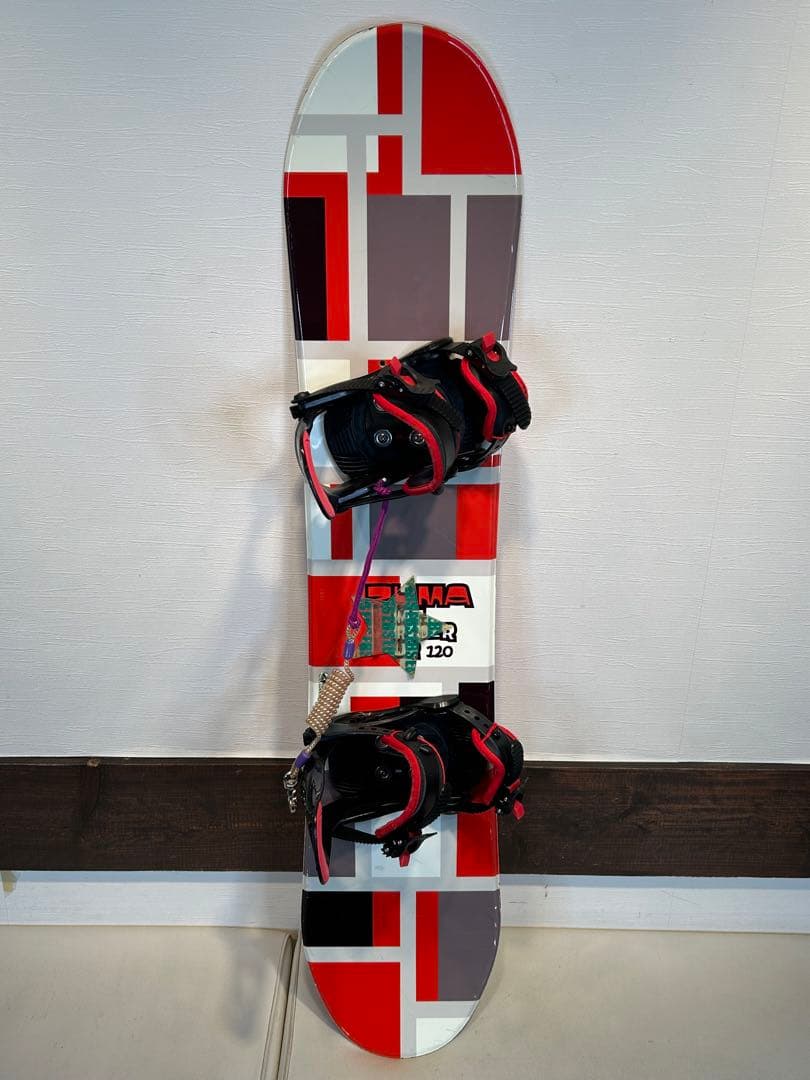◇状態良好◇ ZUMA 120cm キッズスノーボード ビンディング XSサイズ