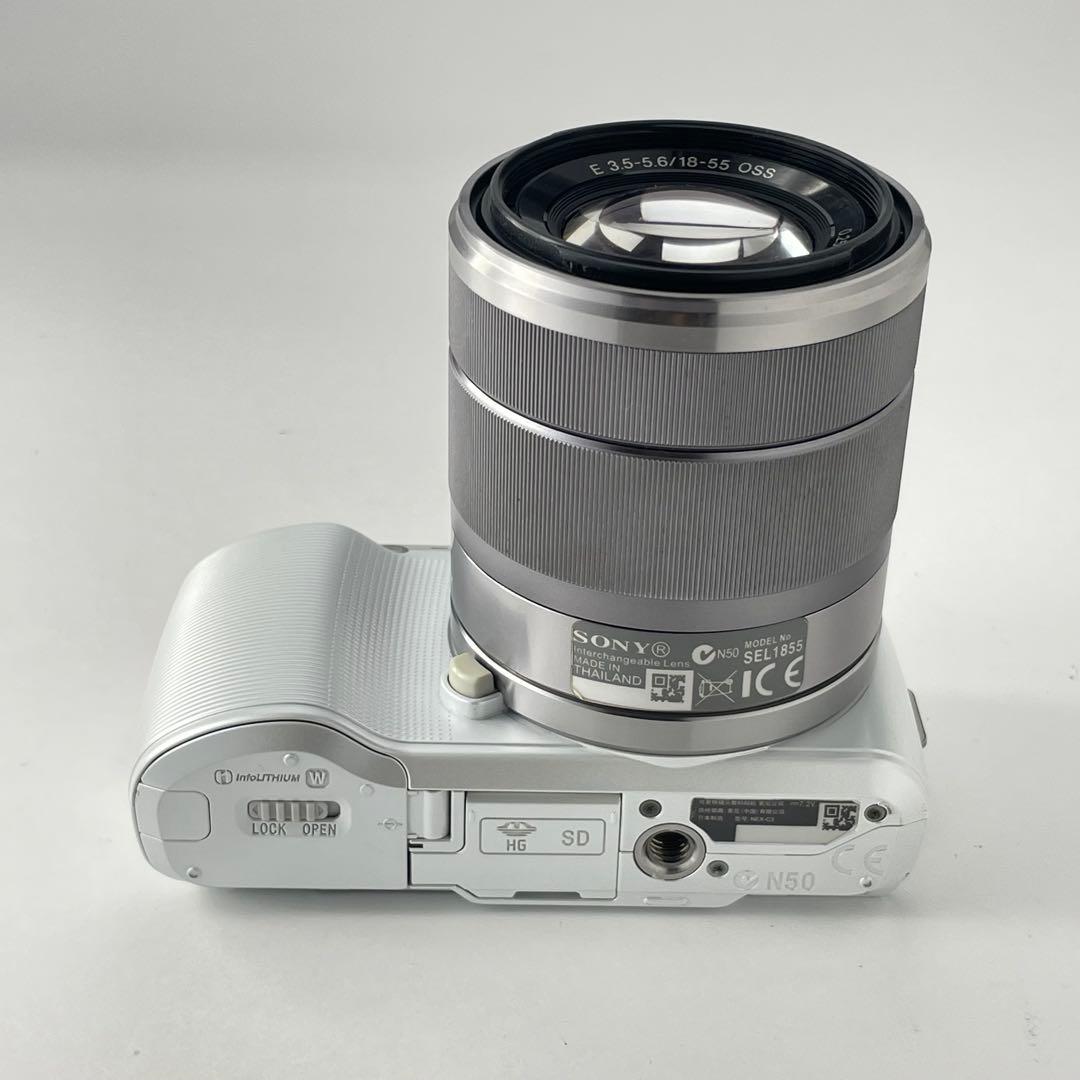 国際版・返品保証】Sony NEX-C3 ホワイト レンズキット