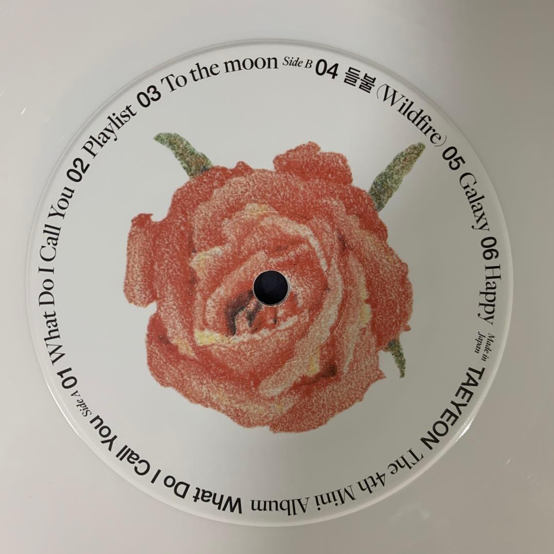 TAEYEON / WHAT DO I CALL YOU レコード初回限定盤 - メルカリ