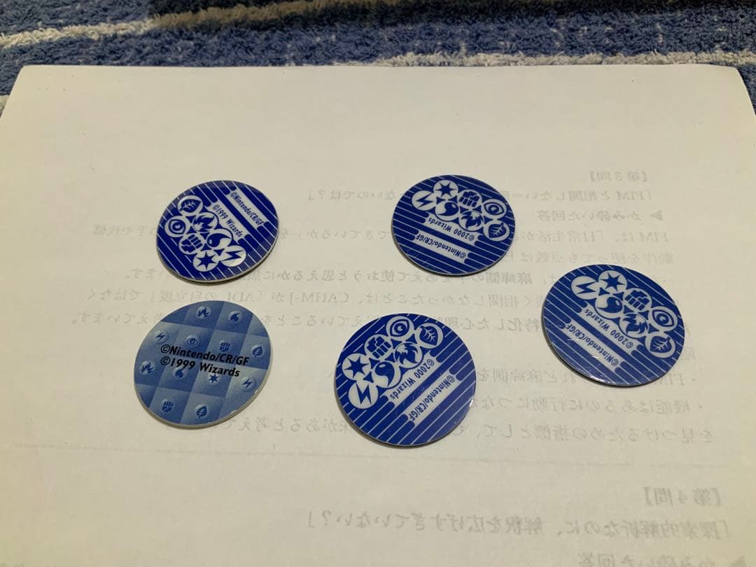 海外版 Pokémon Tazos/WOTC 1999−2000 コイン 5枚 - メルカリ