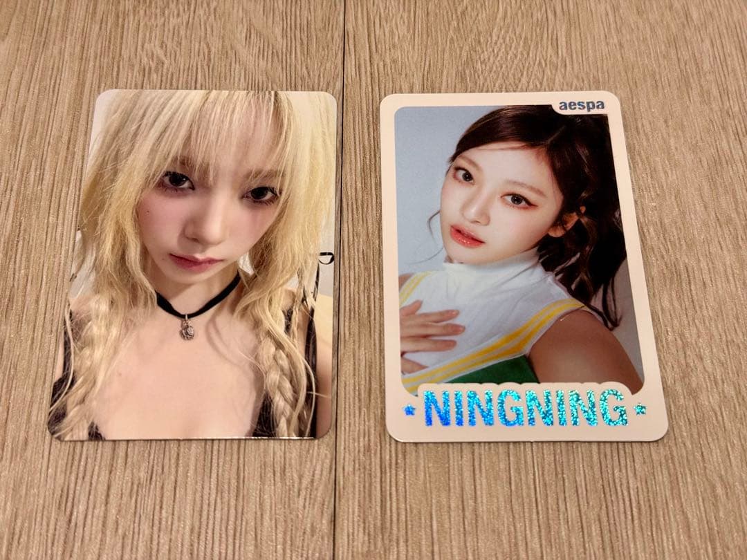 aespa my world ラントレ カリナ ニンニン トレカ C - メルカリ