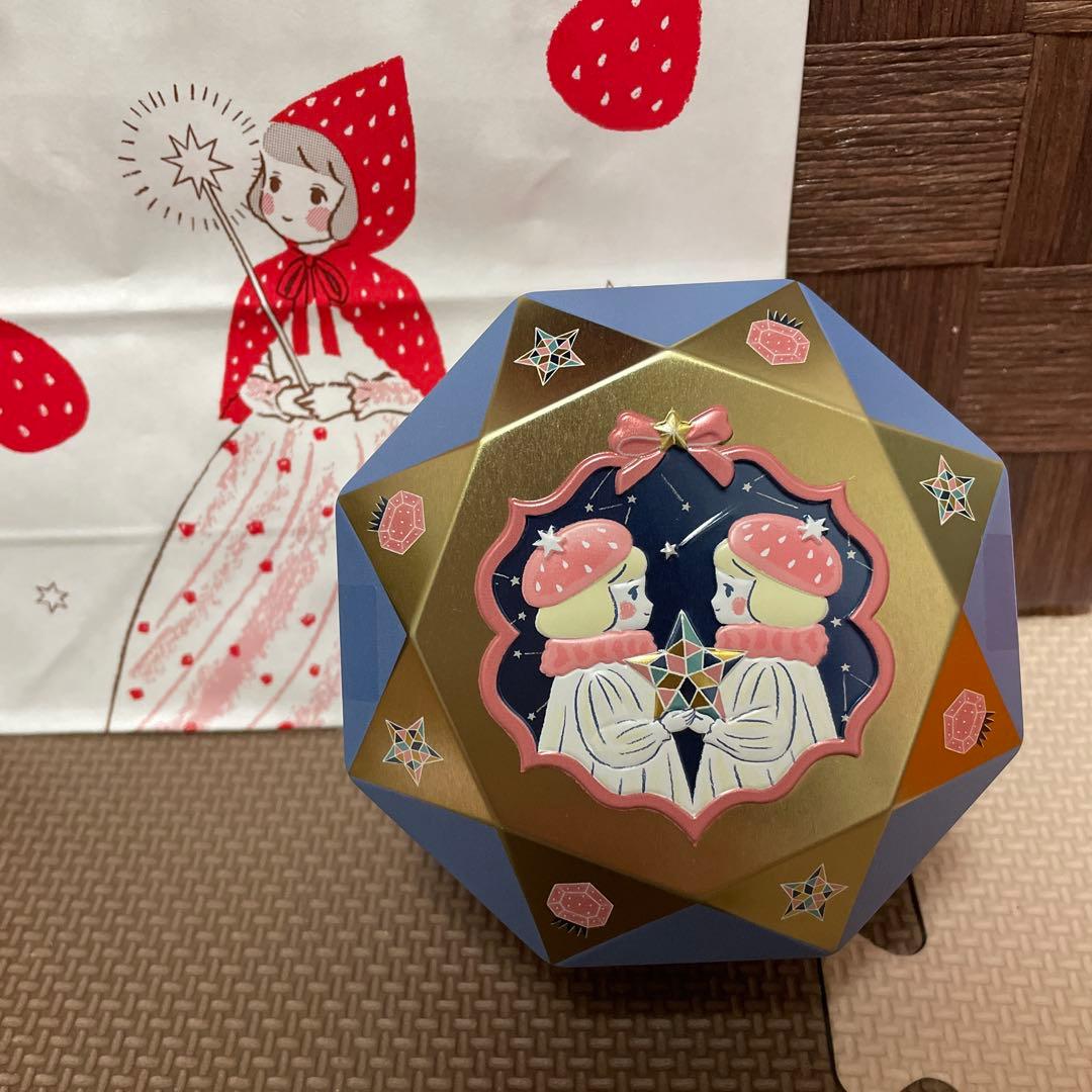 いちごの日 星の願い缶 バレンタイン 2026 松風屋 専用袋付 新品