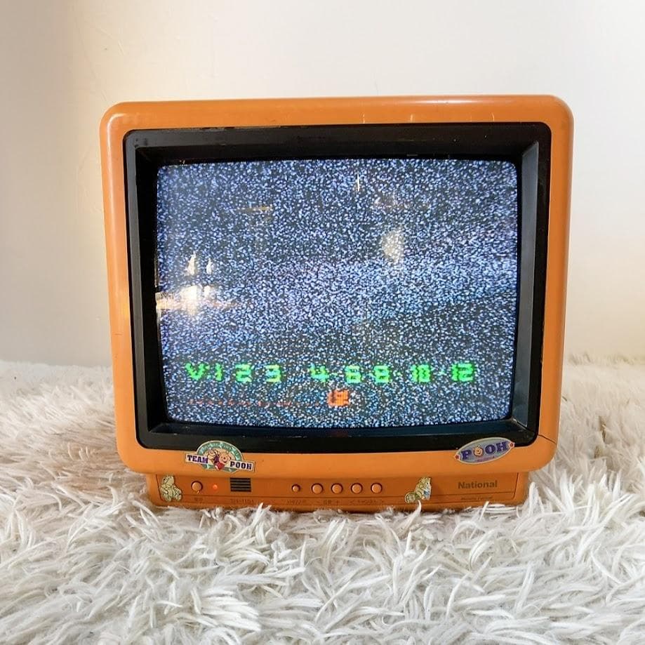 National TH-11S1 ブラウン管テレビ 昭和レトロ リモコン付き - メルカリ