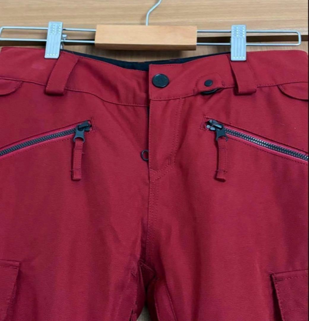 VOLCOM】スノーボードパンツ赤 XS（SS）耐水15,000mmレディース - メルカリ