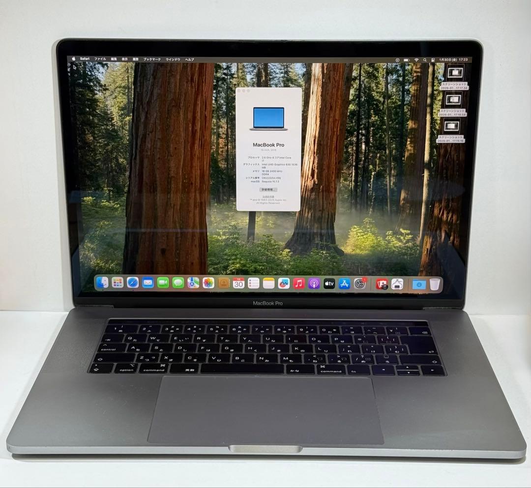 MacBook本体 Apple MacBook Pro 15 2019 i7/16GB/500GB Amazon.com: 2019 Apple MacBook Pro with 2.6GHz Intel Core i7 (15