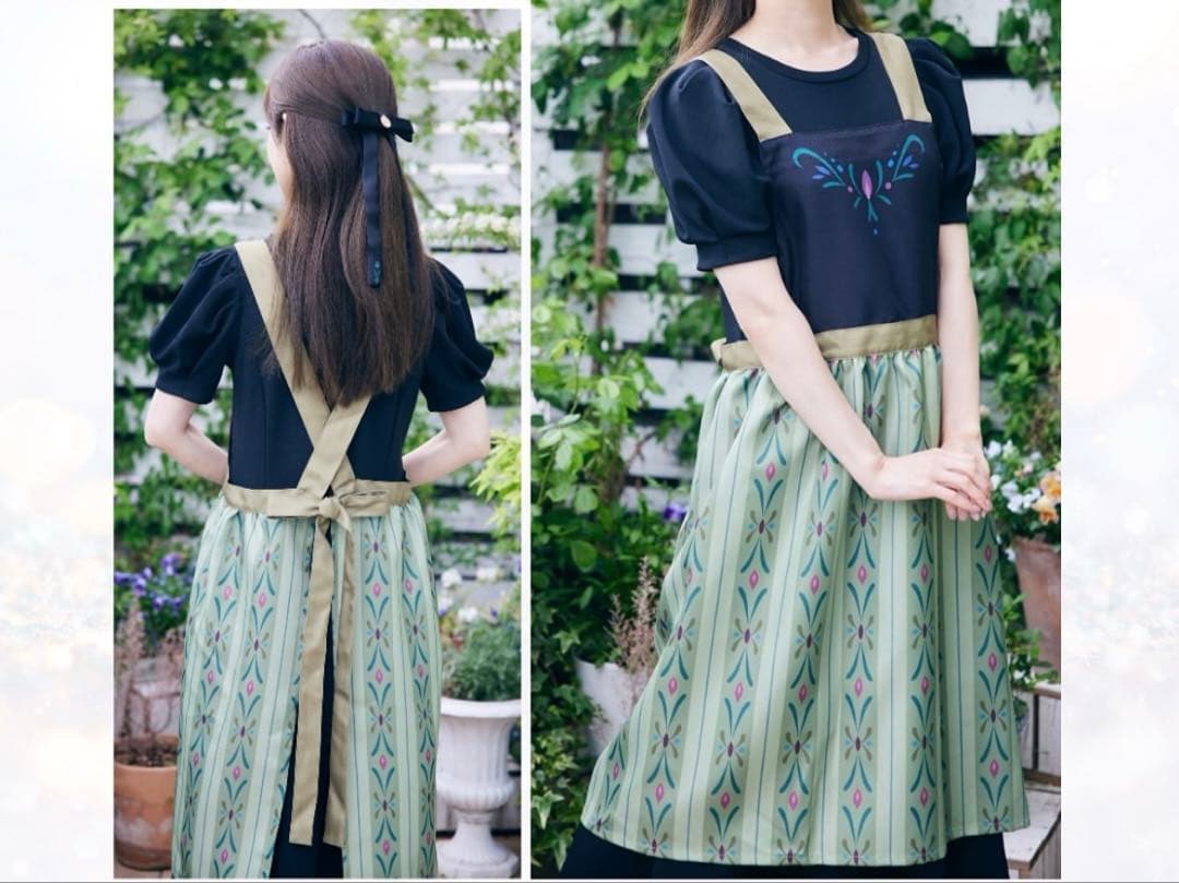 しまむら アナ雪 ちはるさん エプロン アナ - メルカリ