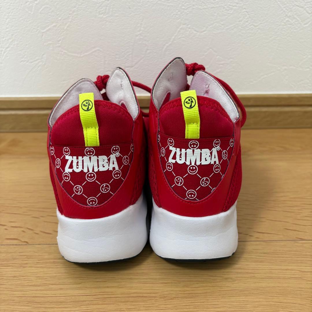 ZUMBA正規品シューズ23.5cm赤 - メルカリ