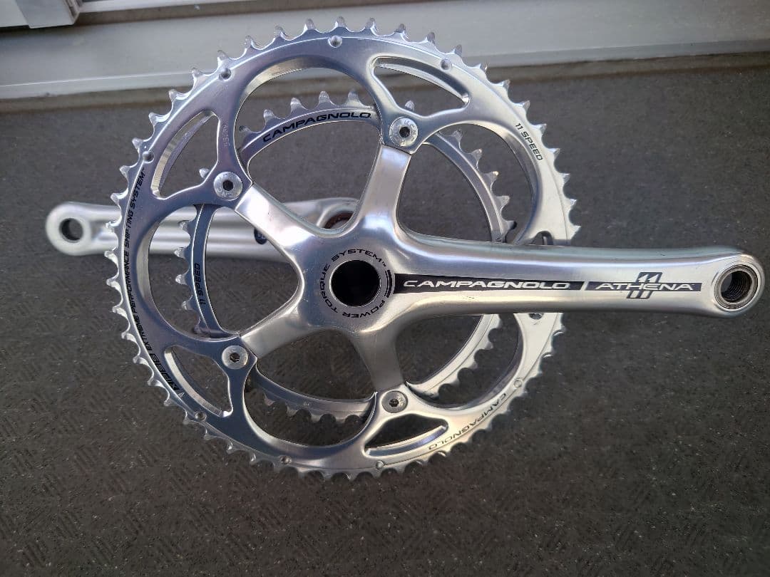 カンパニョーロ Campagnolo アテナ Athena クランク シルバー - メルカリ