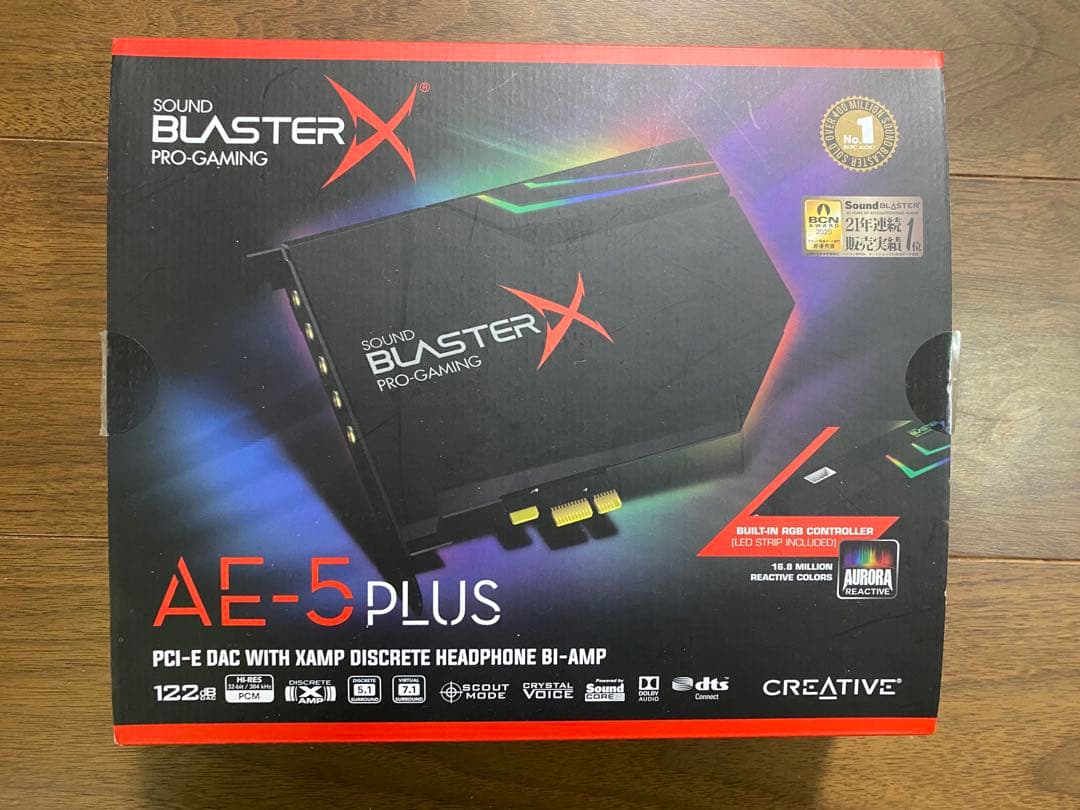 グラフィックボード・グラボ・ビデオカード Sound Blaster AE-5 Plus Sound BlasterX AE-5 Plus - 最大32bit/384kHz ハイレゾ再生ゲーミング