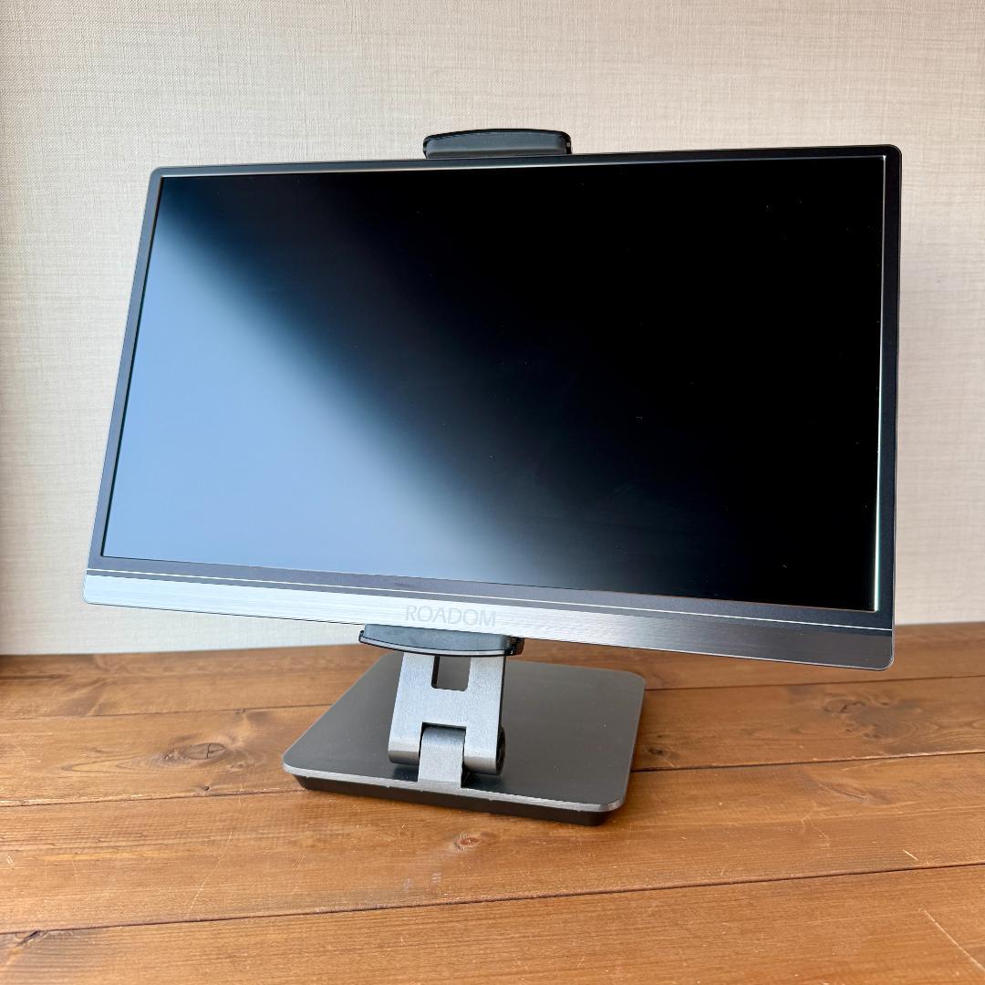 ✨ROADOM 15.6インチ モバイルディスプレイ スタンド セット Amazon | ROADOM タブレットスタンド iPadホルダー 折り畳み モバイル