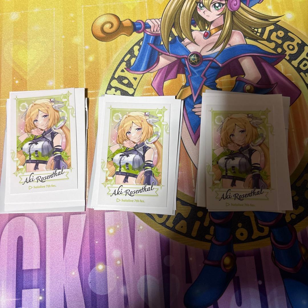 アキ・ローゼンタール アキロゼ チェキ風カード3枚セット ホロライブ
