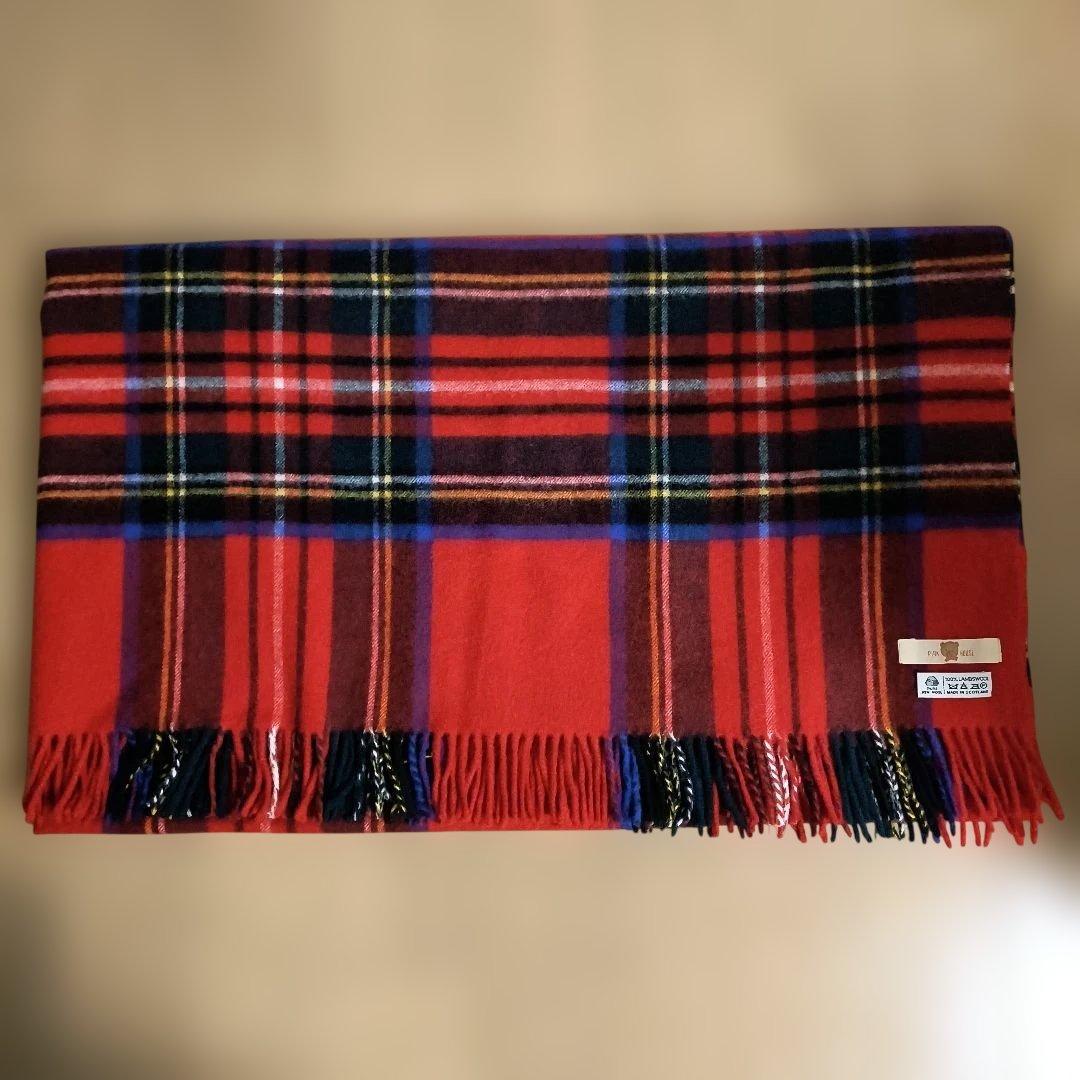 PINK HOUSE チェック柄ラムウールブランケット（中古品） PINK HOUSE チェック柄ラムウールブランケット（中古品） - メルカリ