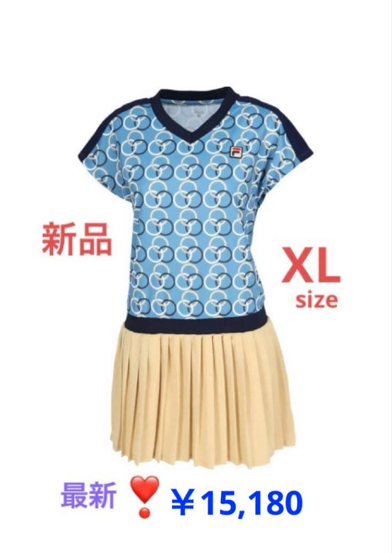 No.577 FILA リング&ベージュプリーツの最強ワンピ★ダークBLUE★ AZUL BY MOUSSY | サイドプリーツワンピース (ワンピース(ロング