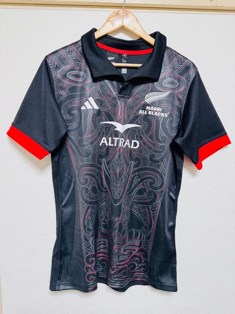 MAORI ALL BLACKS レプリカジャージ XLサイズ 黒/赤　タグ付き RUGBY FREAKS / ラグビー マオリ オールブラックス ニュージーランド