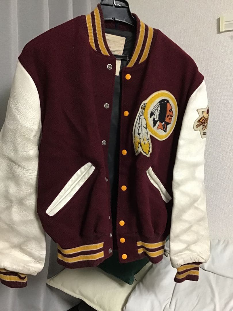 Redskins スタジャン バーガンディ NFL ワシントンレッドスキンズ