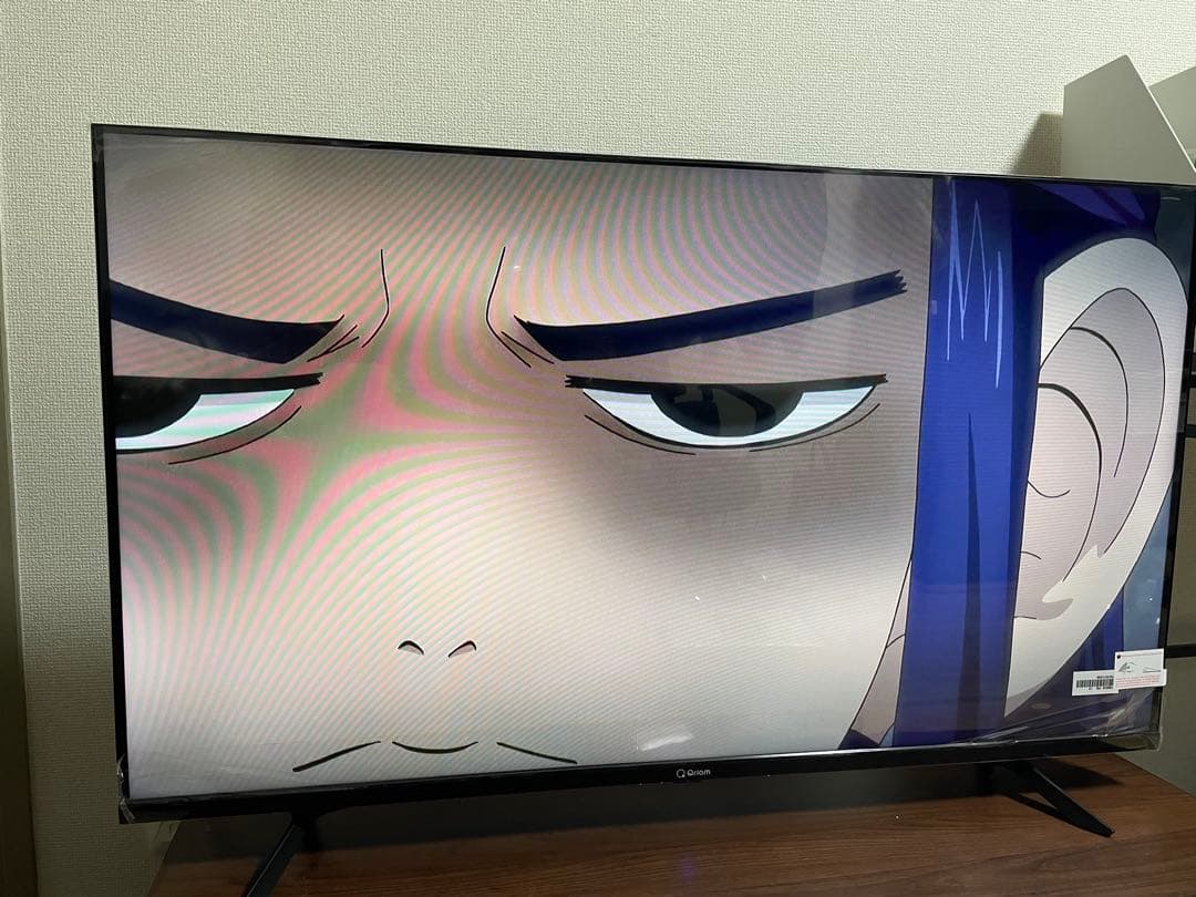 Qriom チューナーレステレビ　40v 販売終了】チューナーレステレビ＆テレビ台セット 40型 フル