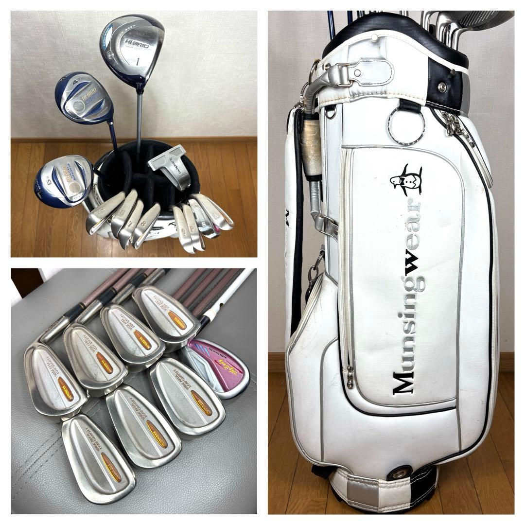 本格派 レディースゴルフクラブ 12本 セット マンシングウェア