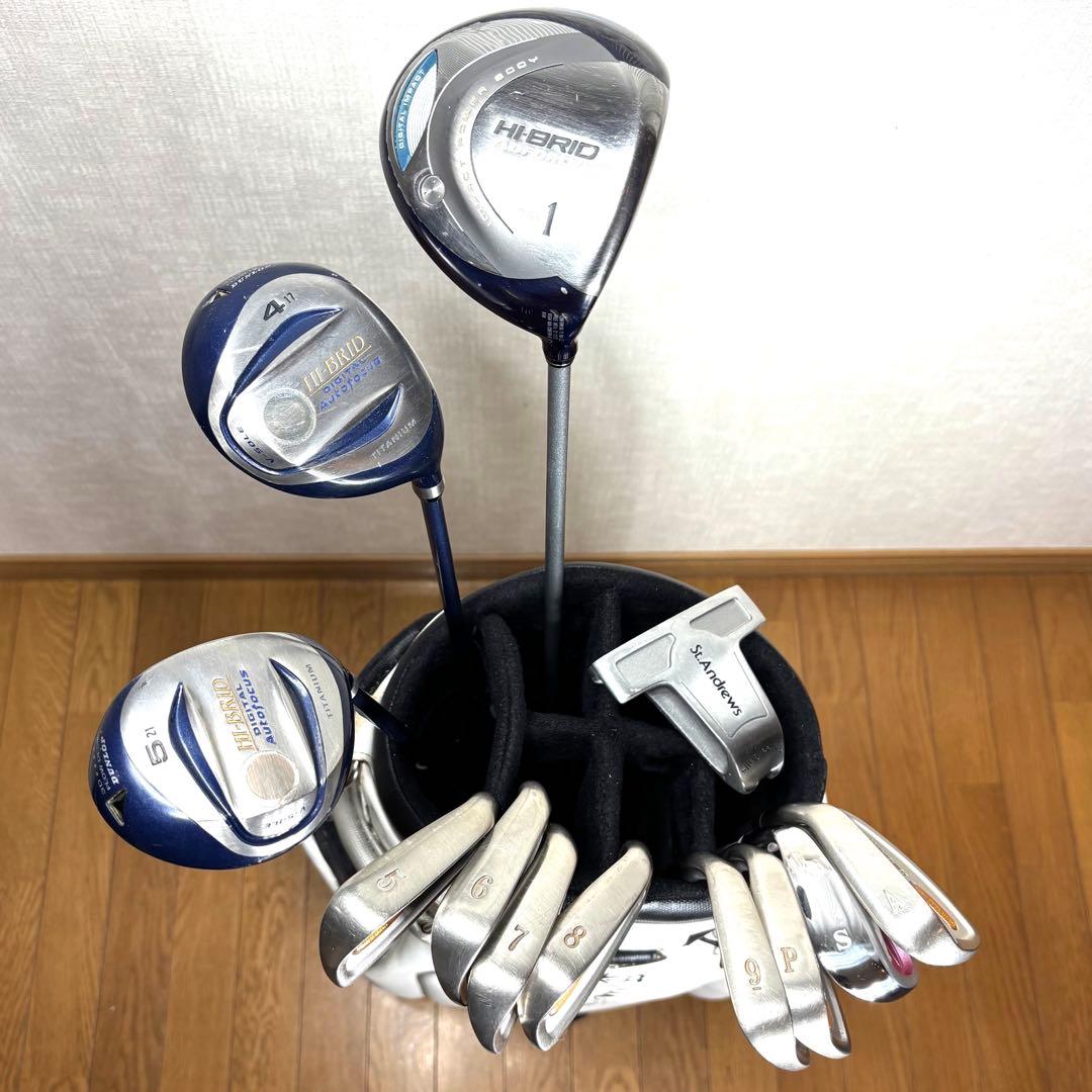 本格派 レディースゴルフクラブ 12本 セット マンシングウェア