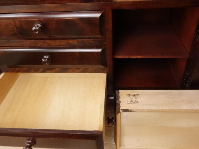 北海道民芸家具 HM800ビューロー ライティング 再塗装済 USED