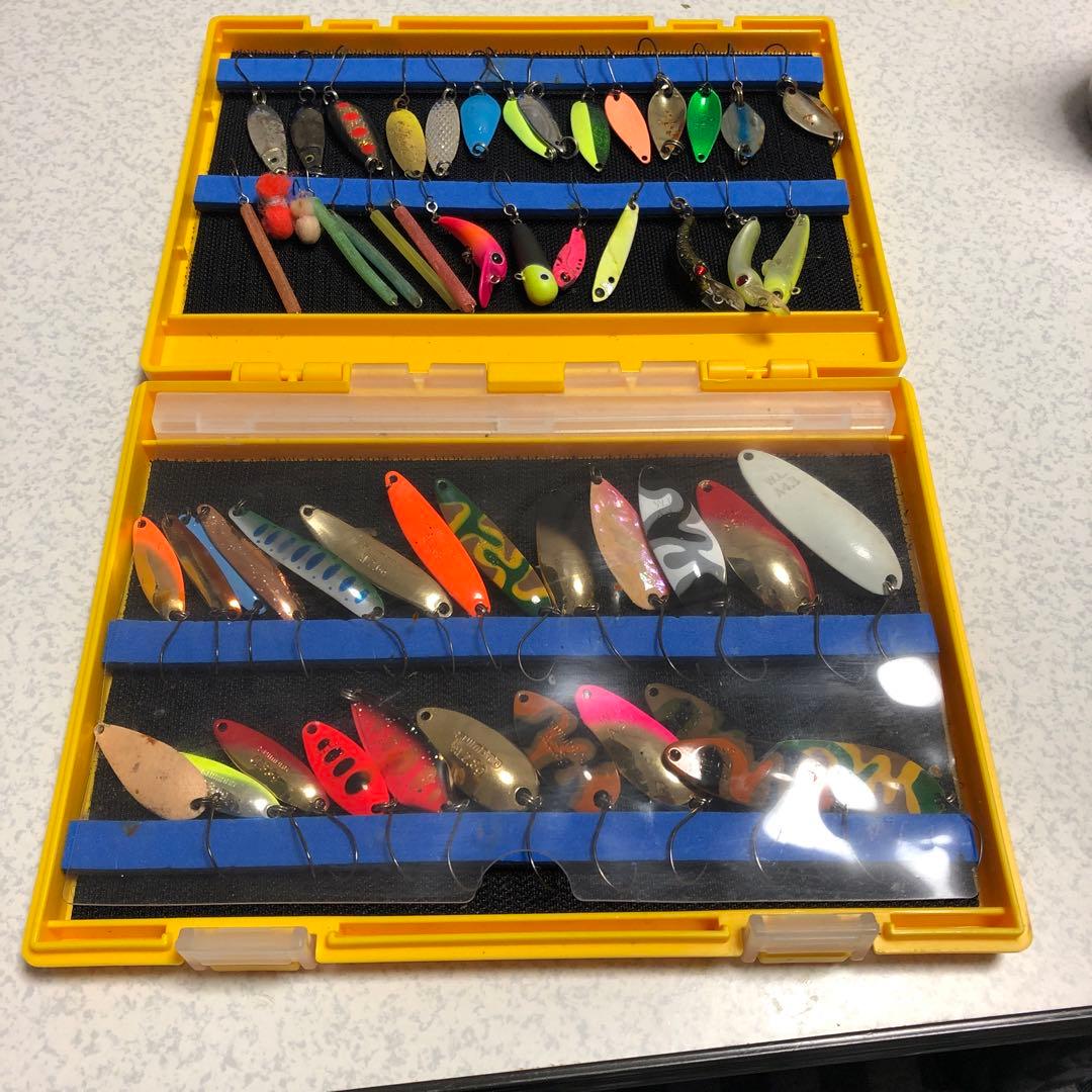 エリアトラウト ルアー52個 ケースセット - メルカリ