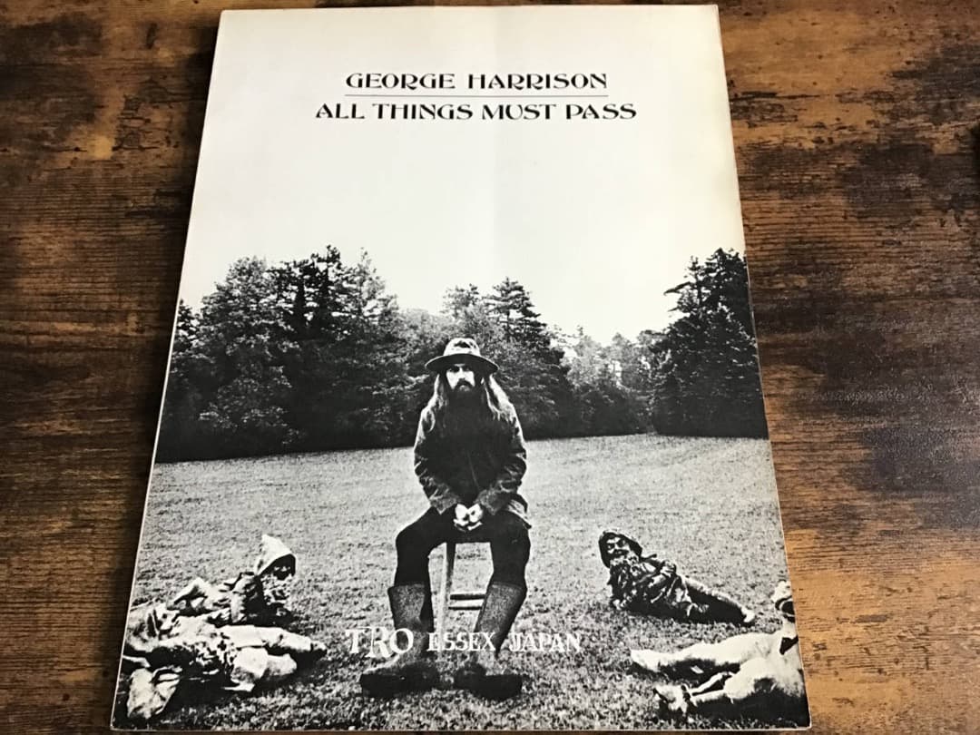 ★楽譜/ジョージハリスン/ピアノ,ギターコード/ミニポスター ジョージ・ハリスンがビートルズの初期に300以上の公演で演奏した