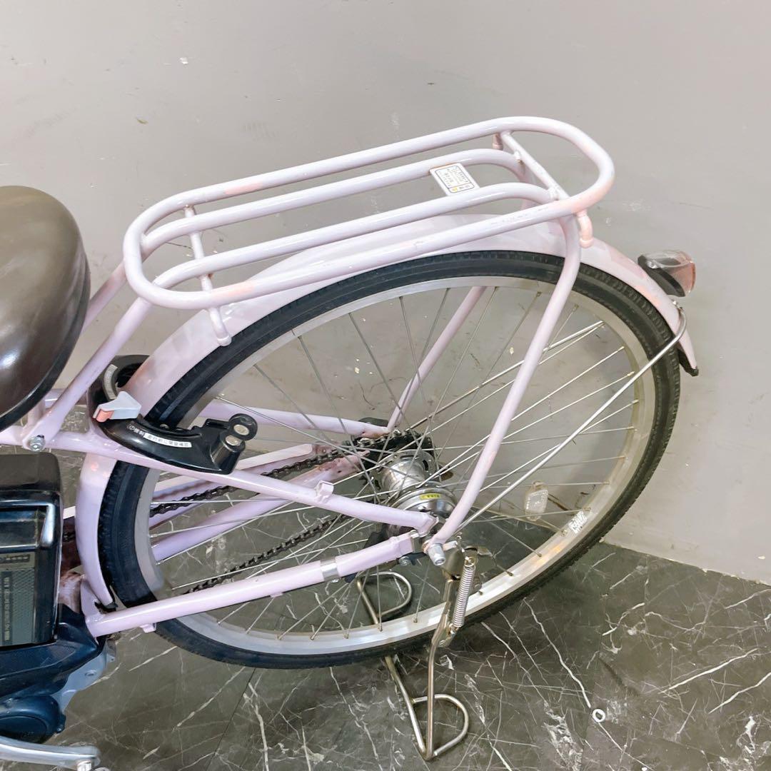 愛知配送価格《435》電動ブリヂストンAssista Prima ピンクパープル