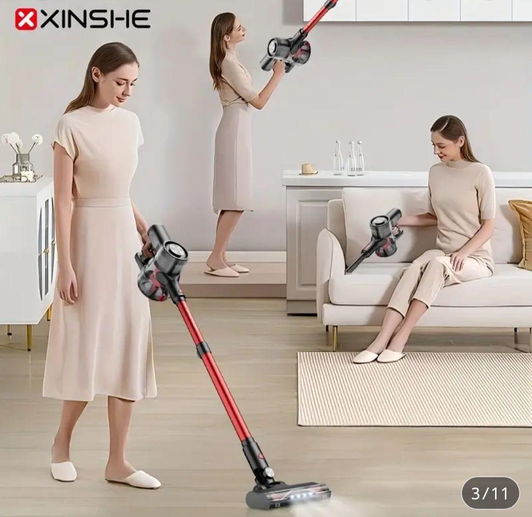 新品 掃除機XINSHE コードレス スティッククリーナー 22KPa 翌日発送