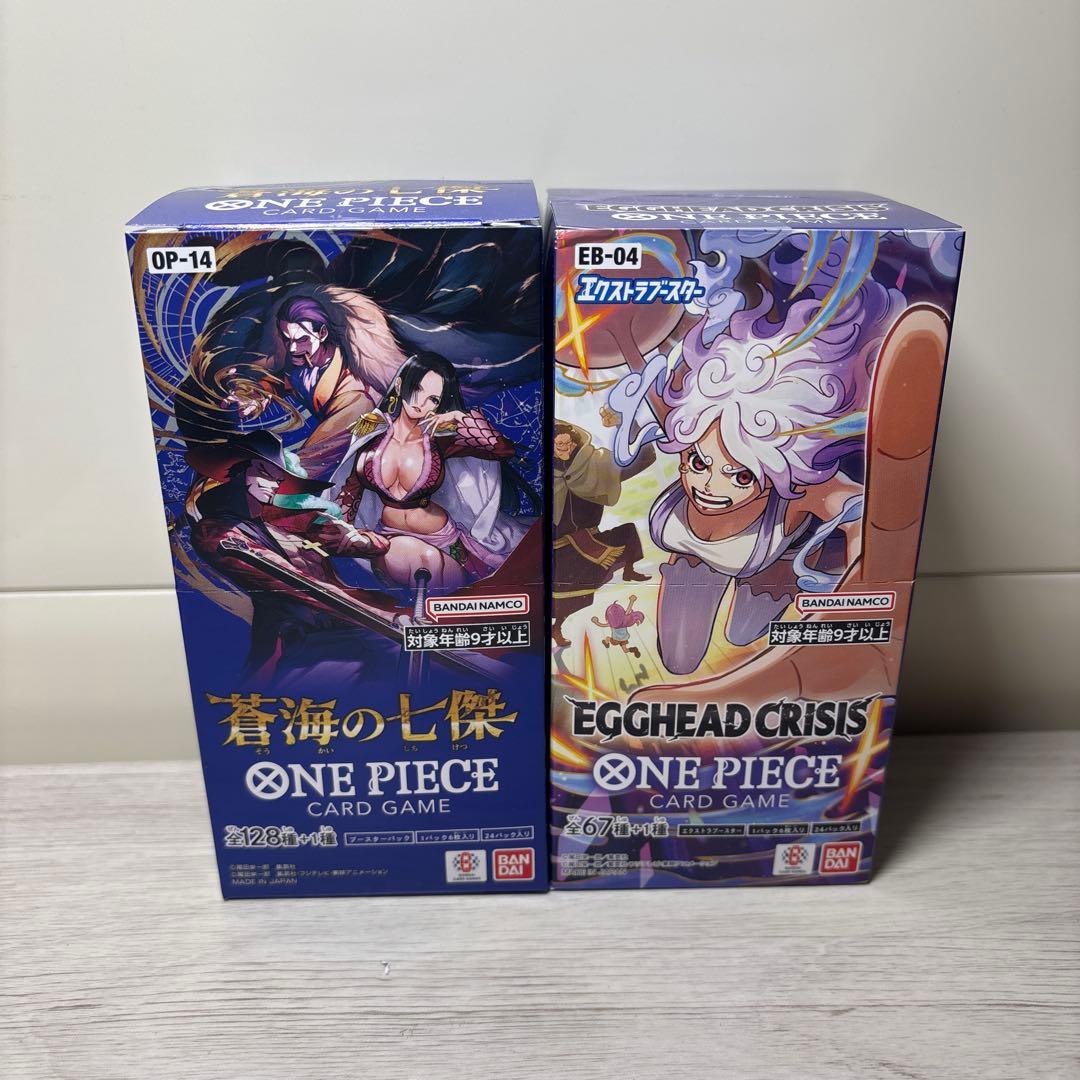 ワンピース EGGHEAD CRISIS 蒼海の七傑 テープ付き 2BOX - メルカリ