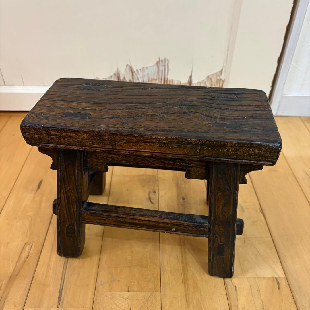 ☆アンティーク☆古道具 木製 スツール ベンチ 花台 踏み台 - メルカリ