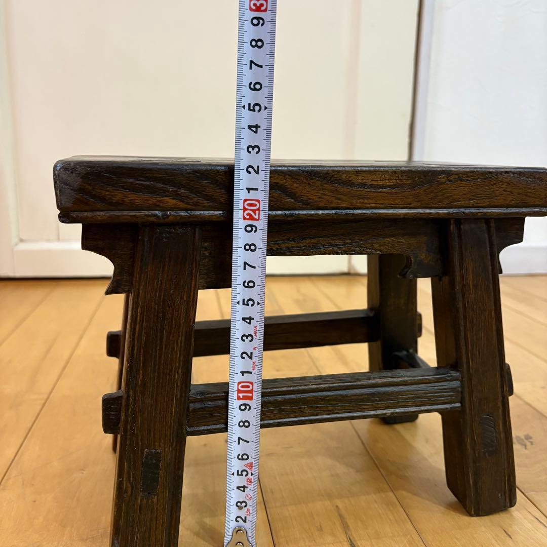 ☆アンティーク☆古道具 木製 スツール ベンチ 花台 踏み台 - メルカリ
