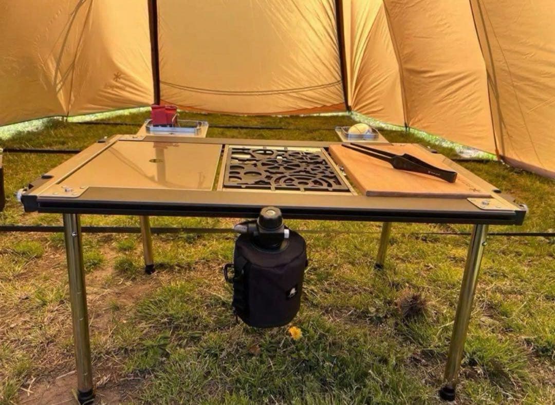 新品 スノーピークIGT用4way 調整脚 プレゼント2セットステンレスハンガー